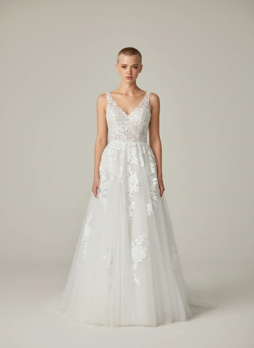 Sweetheart neckline wedding dress