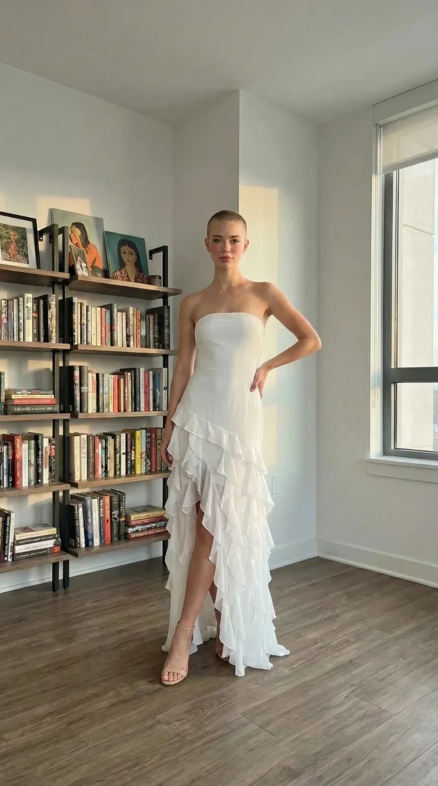 princess polly baby blue dress Azazie Bridesmaid Dresses: AI Dress Try-On