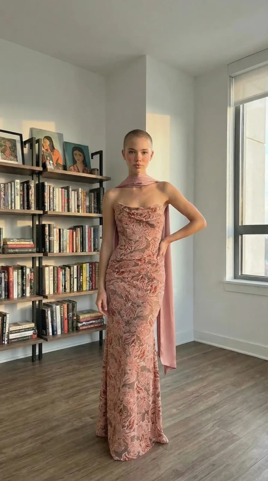 Azazie Bridesmaids dress 65 — try-on