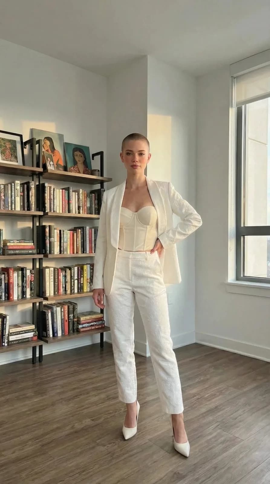 David's Bridal dress 09 — try-on