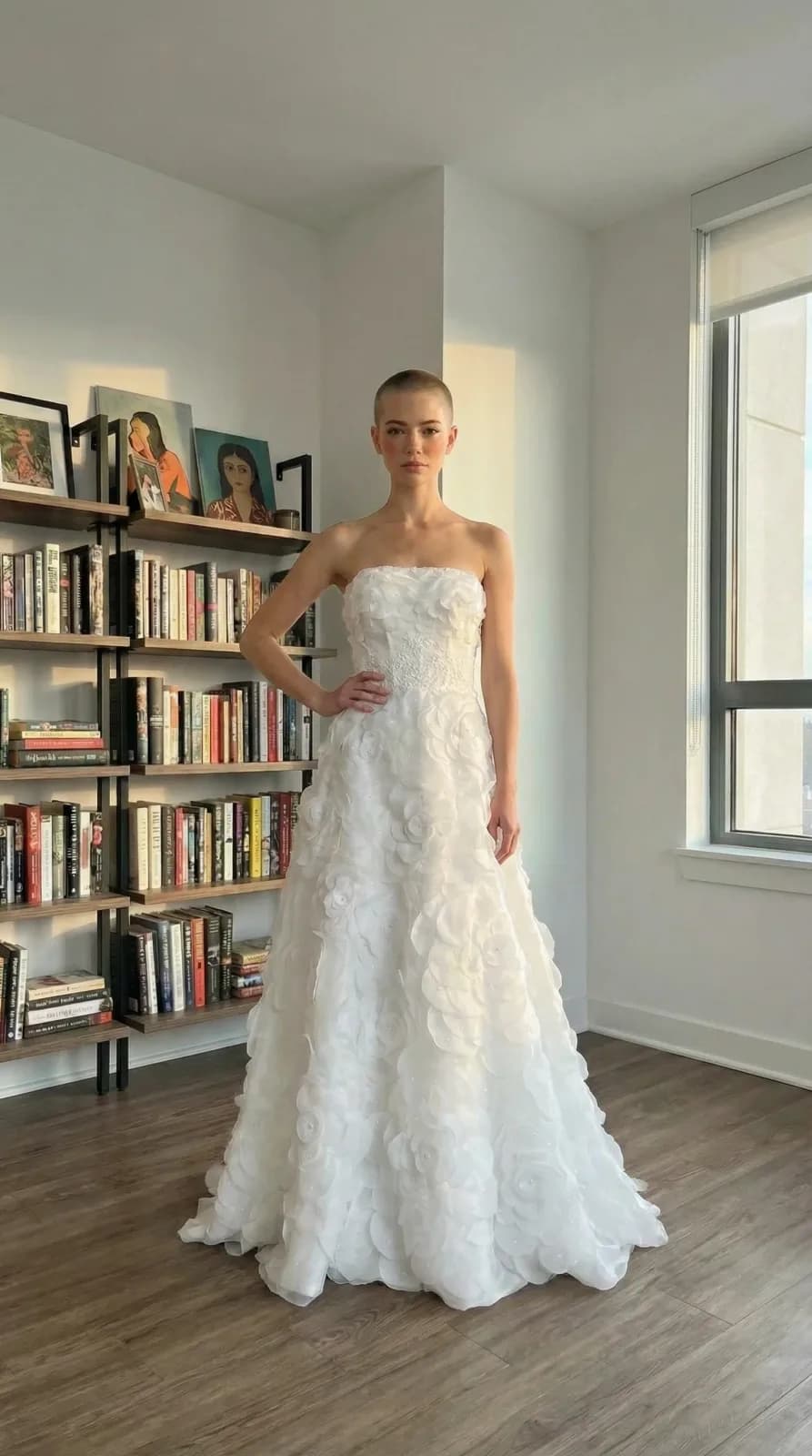 David's Bridal dress 21 — try-on