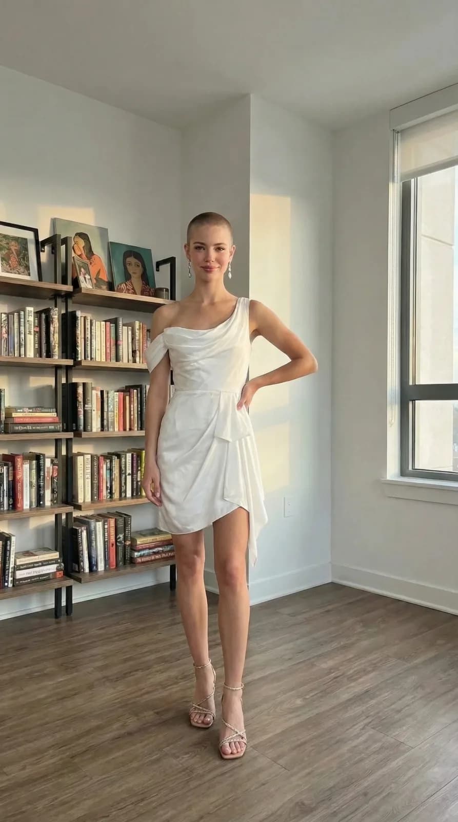 David's Bridal dress 22 — try-on