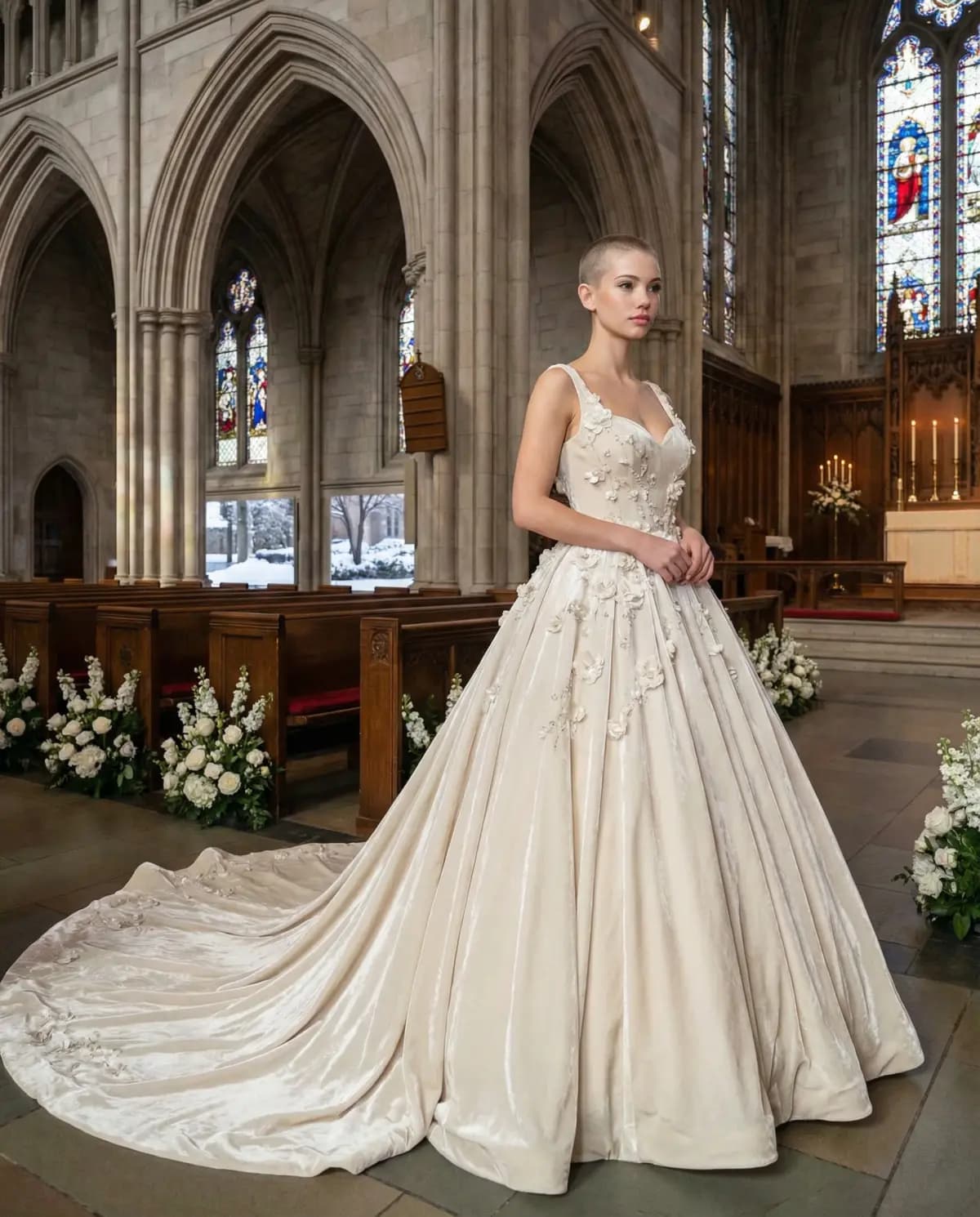 Winter Wedding Dresses: Cozy Elegance for Cold Days
