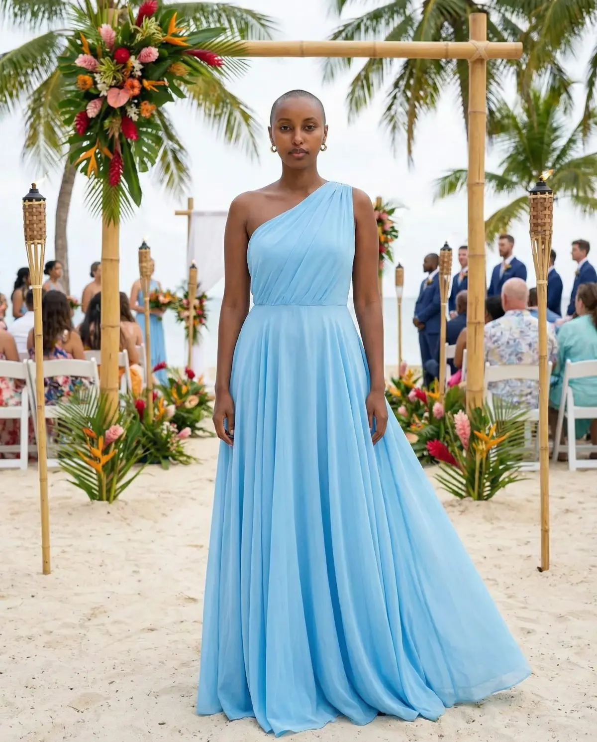 TryMyDress interface showing different shades