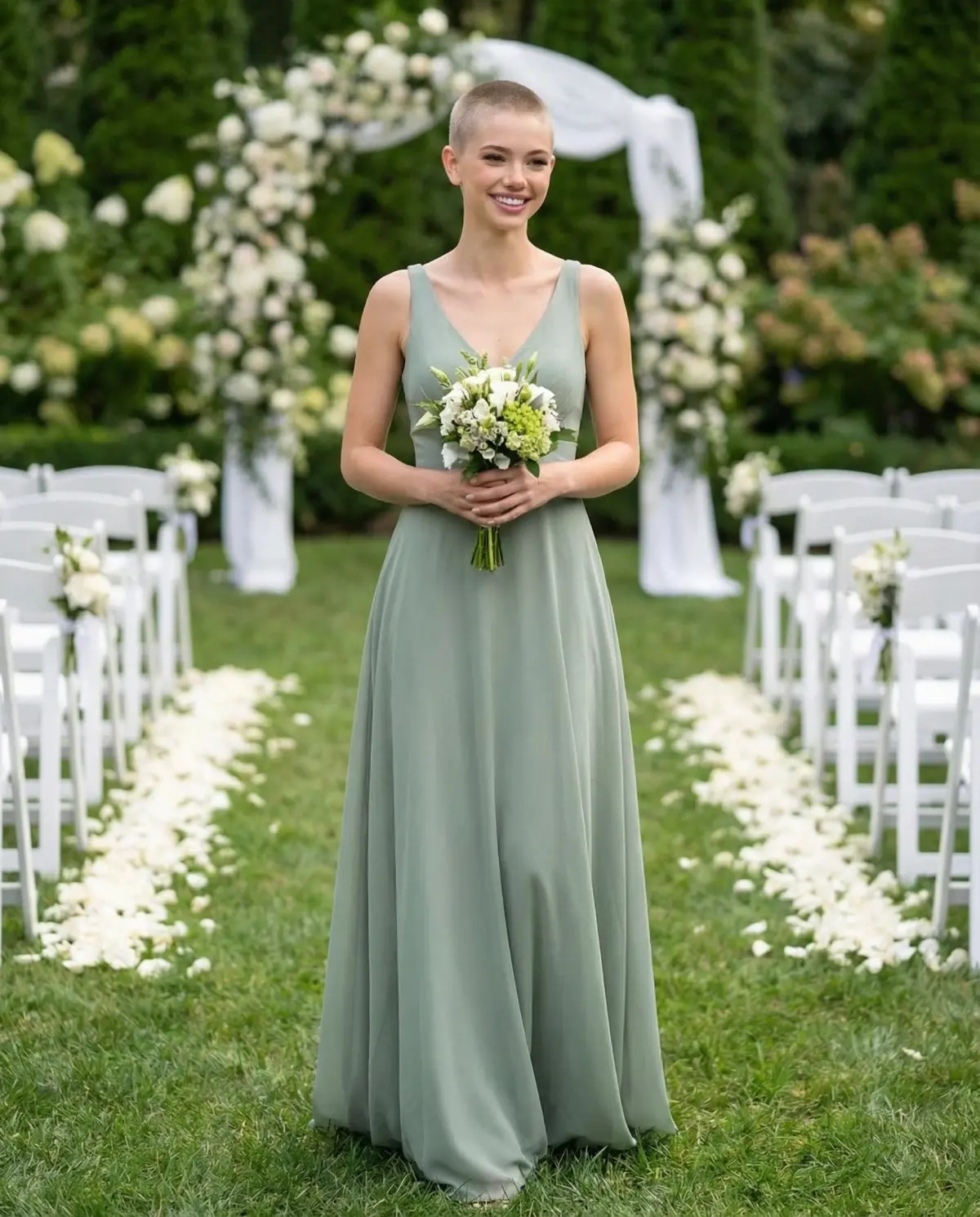 sage green bridesmaid dresses - blog-sage-green-chiffon-a-line-1